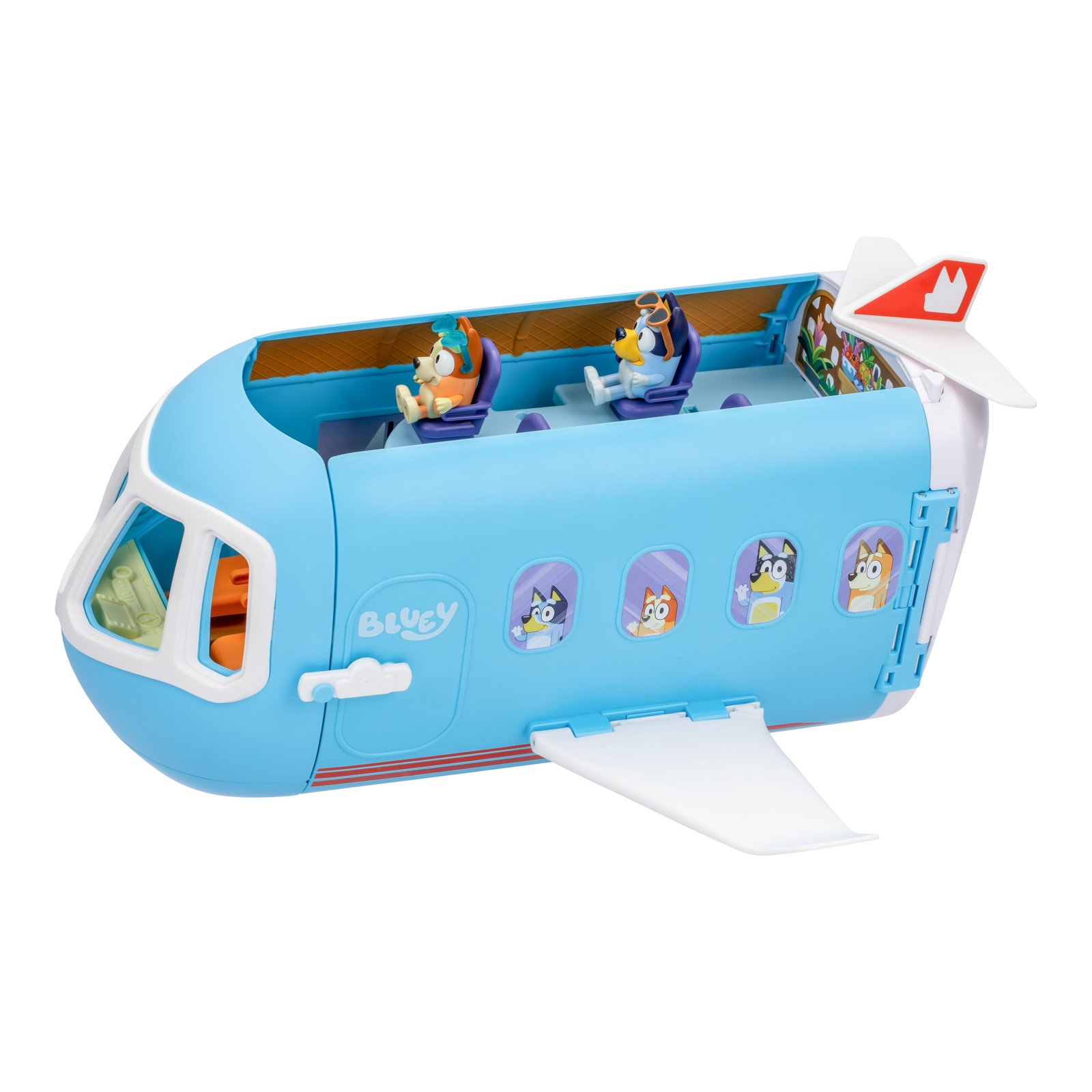 Ігровий набір Bluey літак-трансформер 3в1 Moose Toys 17670, готель і човен, Блуї та Бінго, 3+