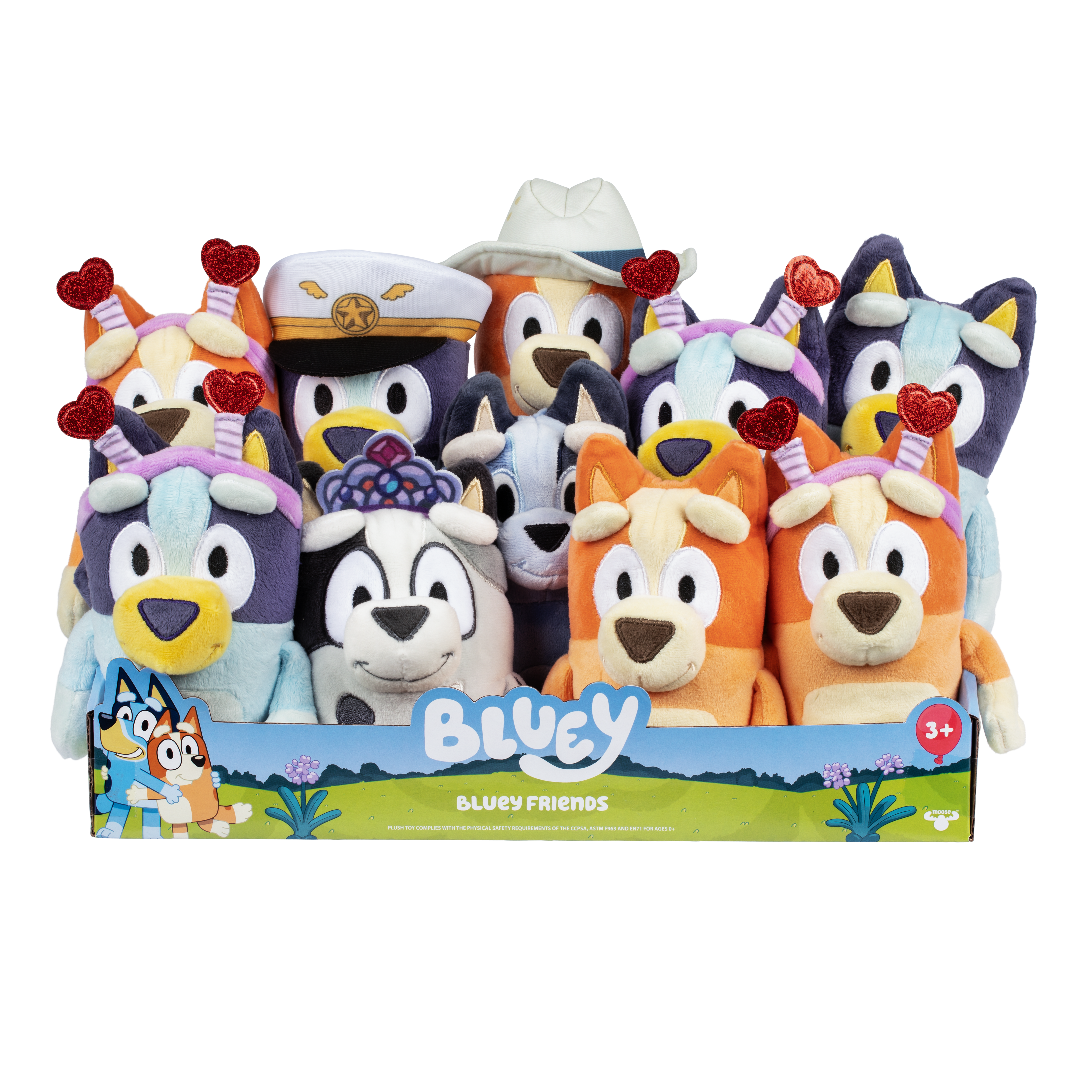 Bluey And Friends Soft Plush Toy - Baby...
