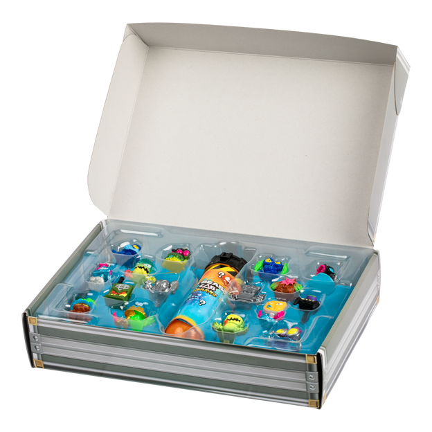 MrBeast Lab Swarms S2 Bulk Pack in packaging open. 