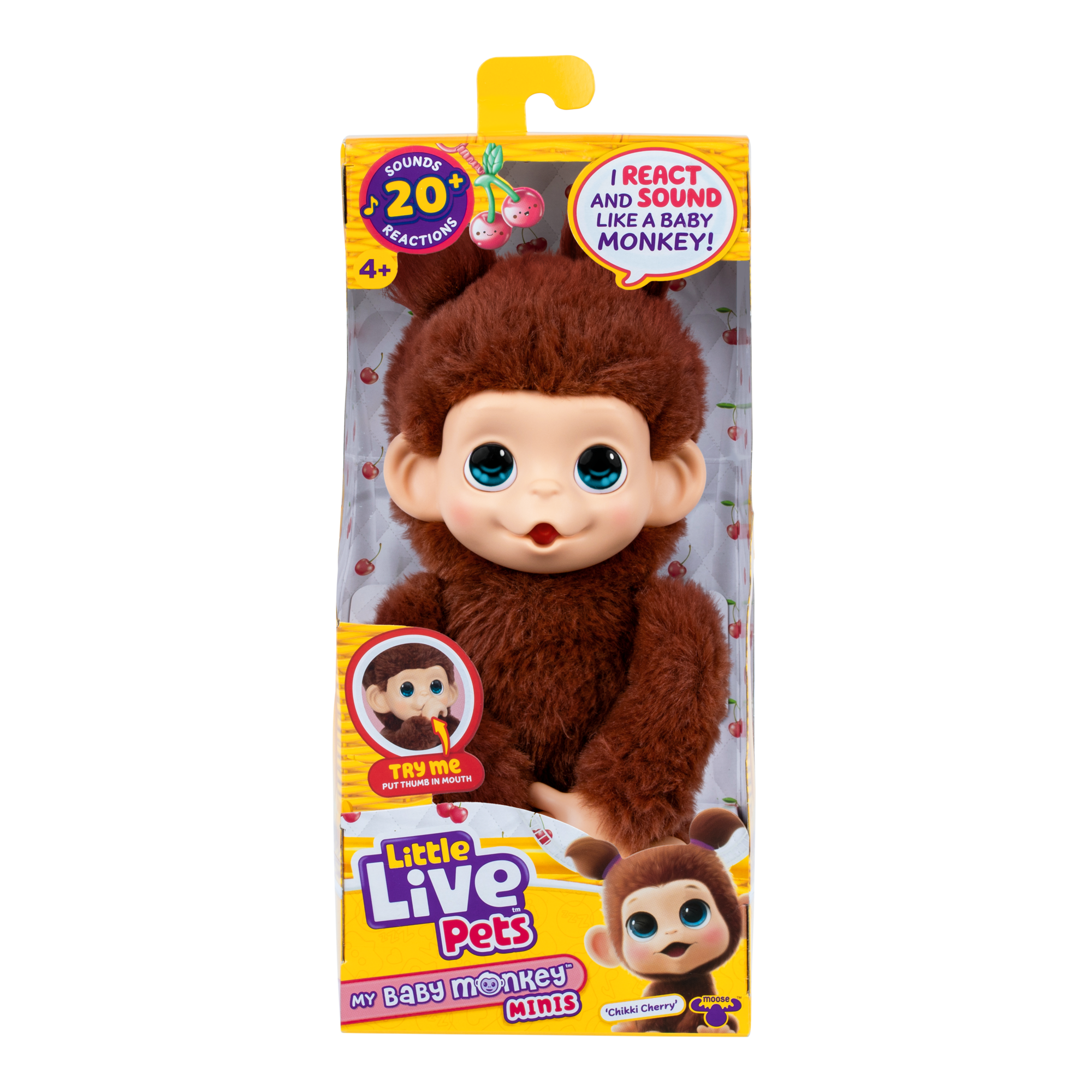Little Live Pets My Baby S3 Mini Monkey Single Pack Chikki Cherry