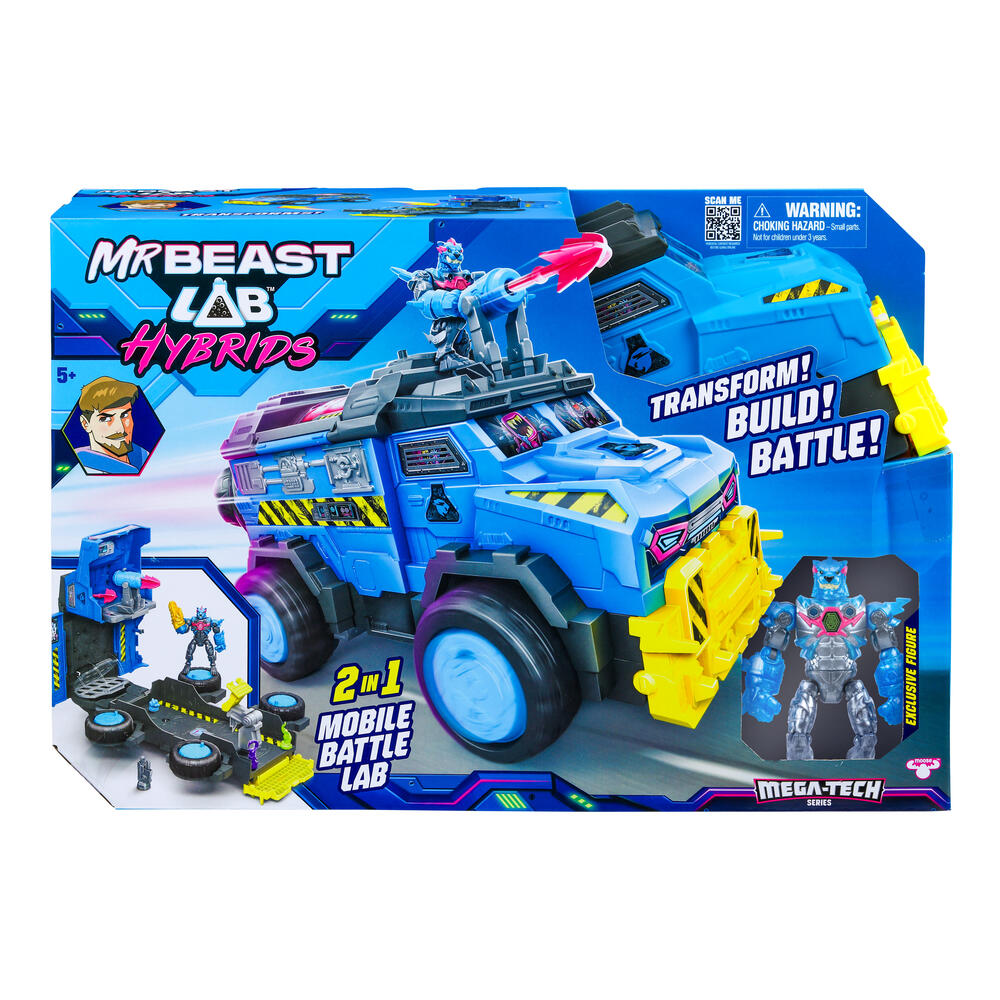 MrBeast Lab Hybrids S2 Hybrid Mobile Battle Lab | Moose Toys