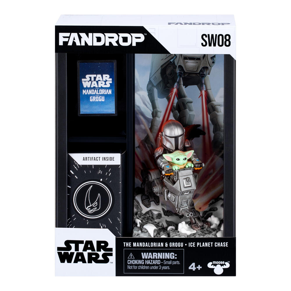 Star Wars The Mandalorian & Grogu A賞 FANDROP Star Wars W3 Figure 2 Pack the Mandalorian & Grogu Ice