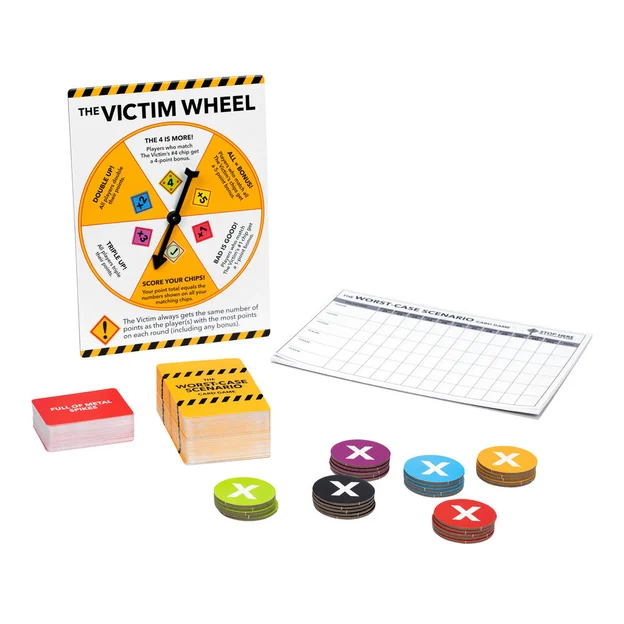 The Worst-Case Scenario Bonus Edition game board and cards.