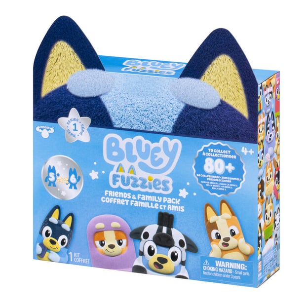 Bluey S15 Fuzzies Friends & Family Pack toy. 