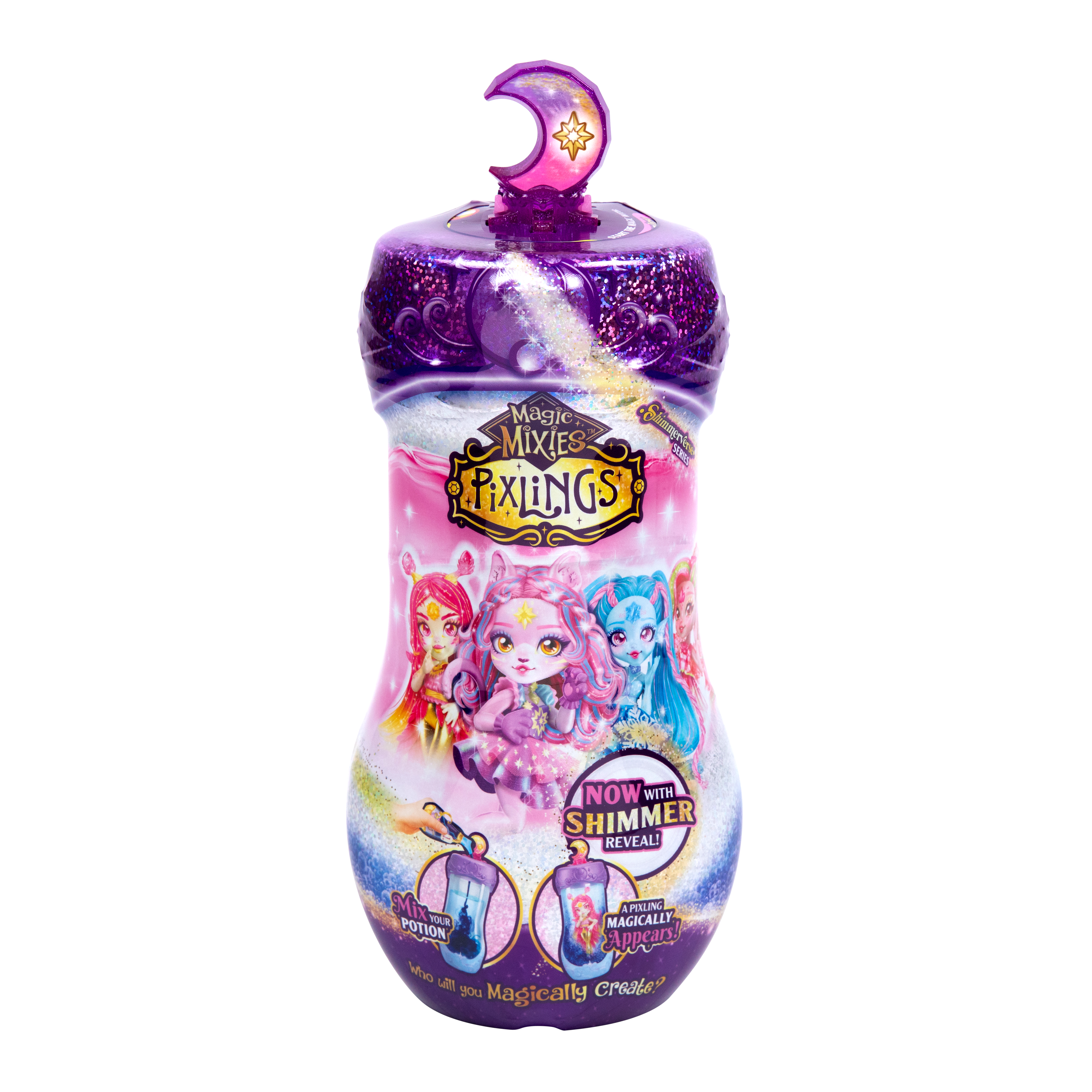 ぬいぐるみ caitlyn Magic Mixies Pixlings S2 W1 Doll Single Pack Catlyn