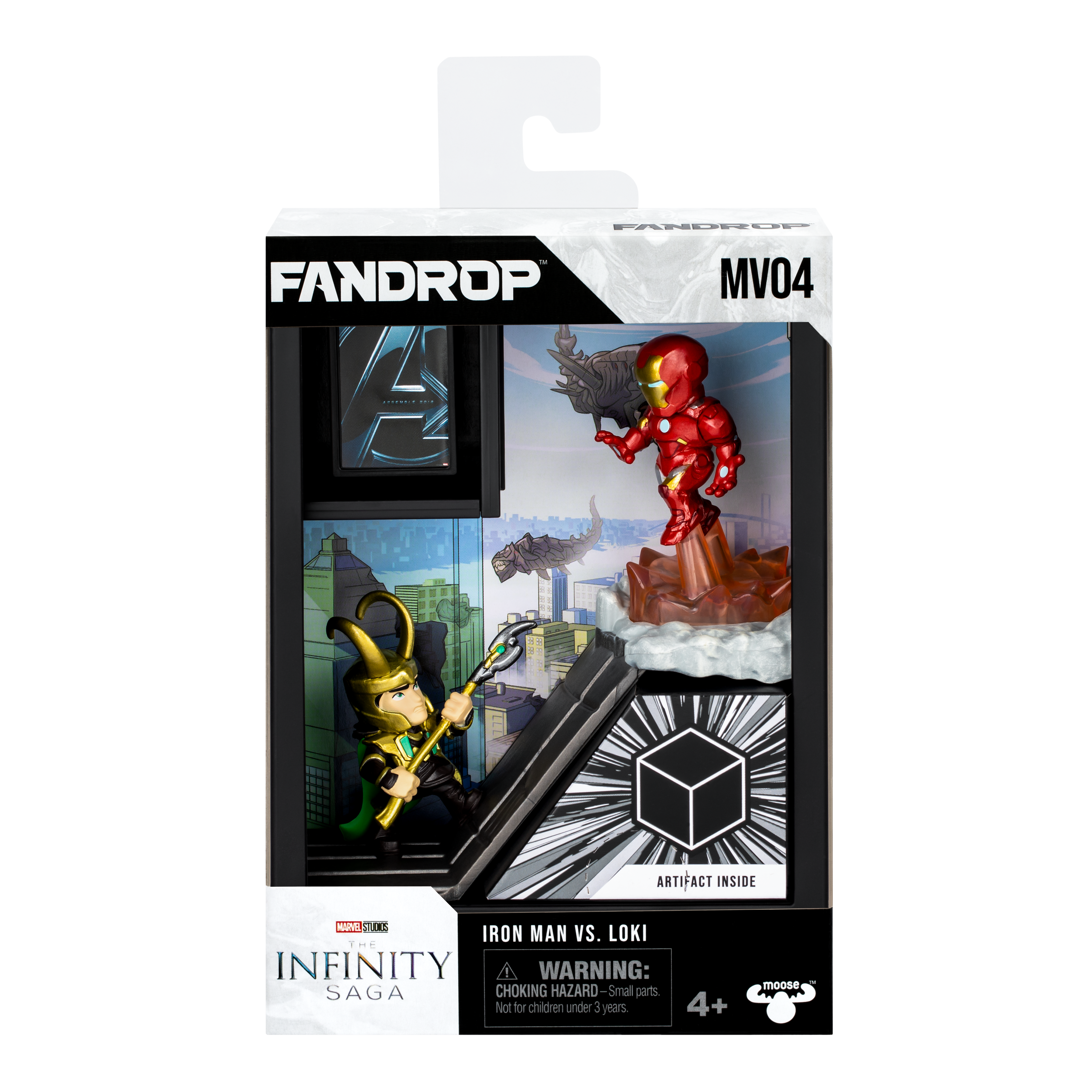 FANDROP Marvel W1 Figure 2 Pack Iron Man Vs Loki