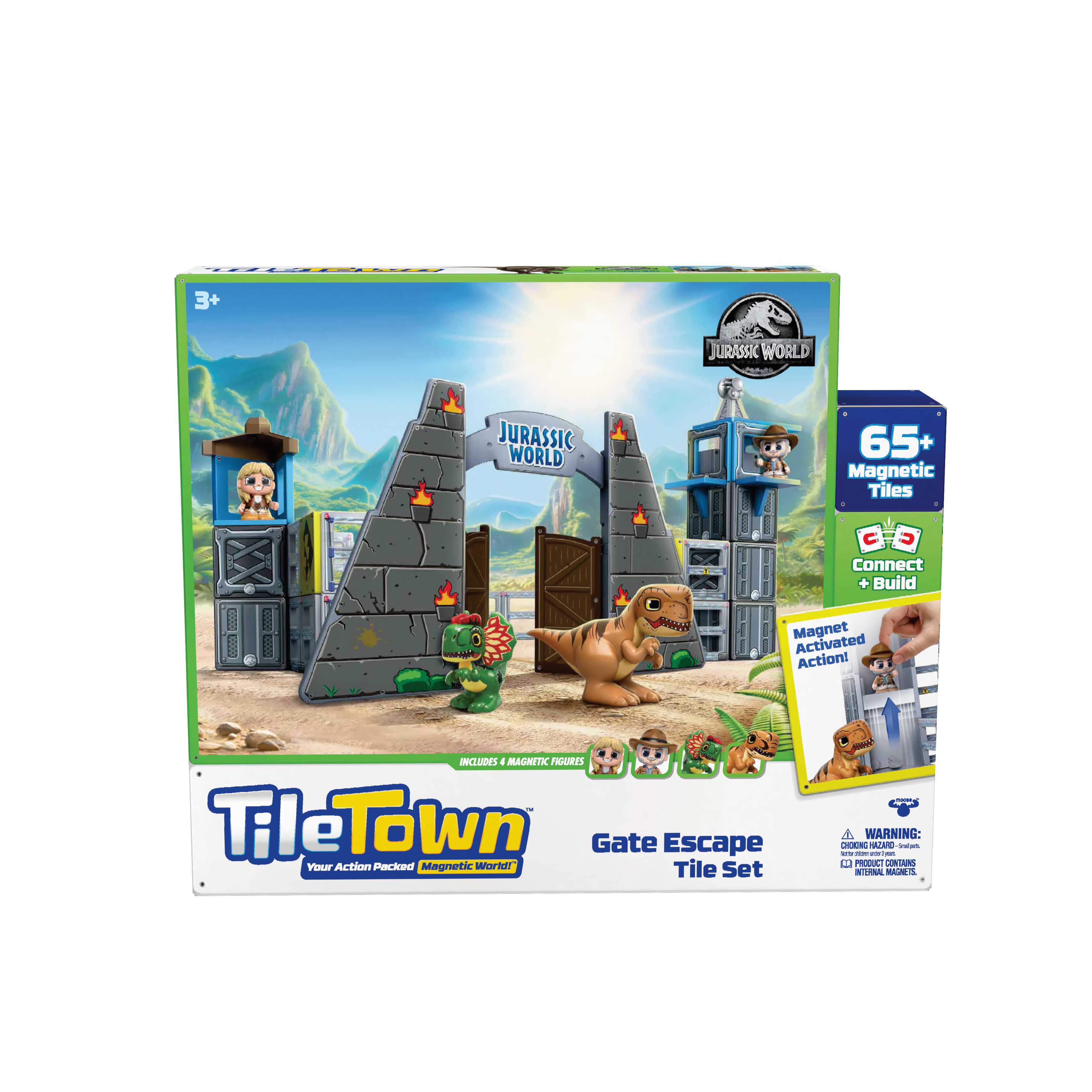 Tile Town Jurassic World Gate Escape Tile Set