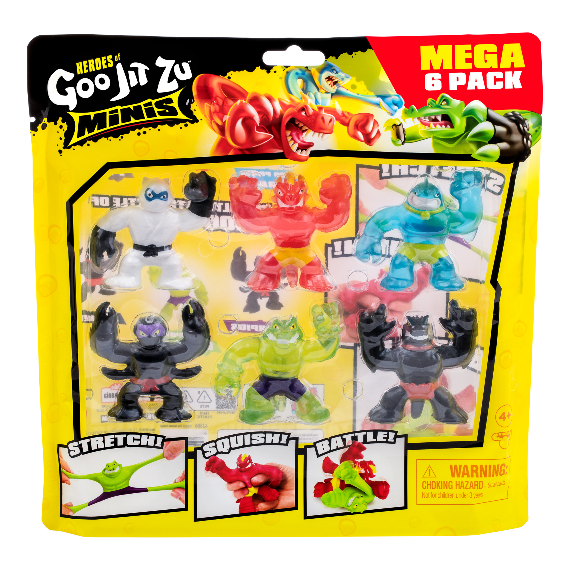Heroes of Goo Jit Zu S10 Minis Mega 6 Pack
