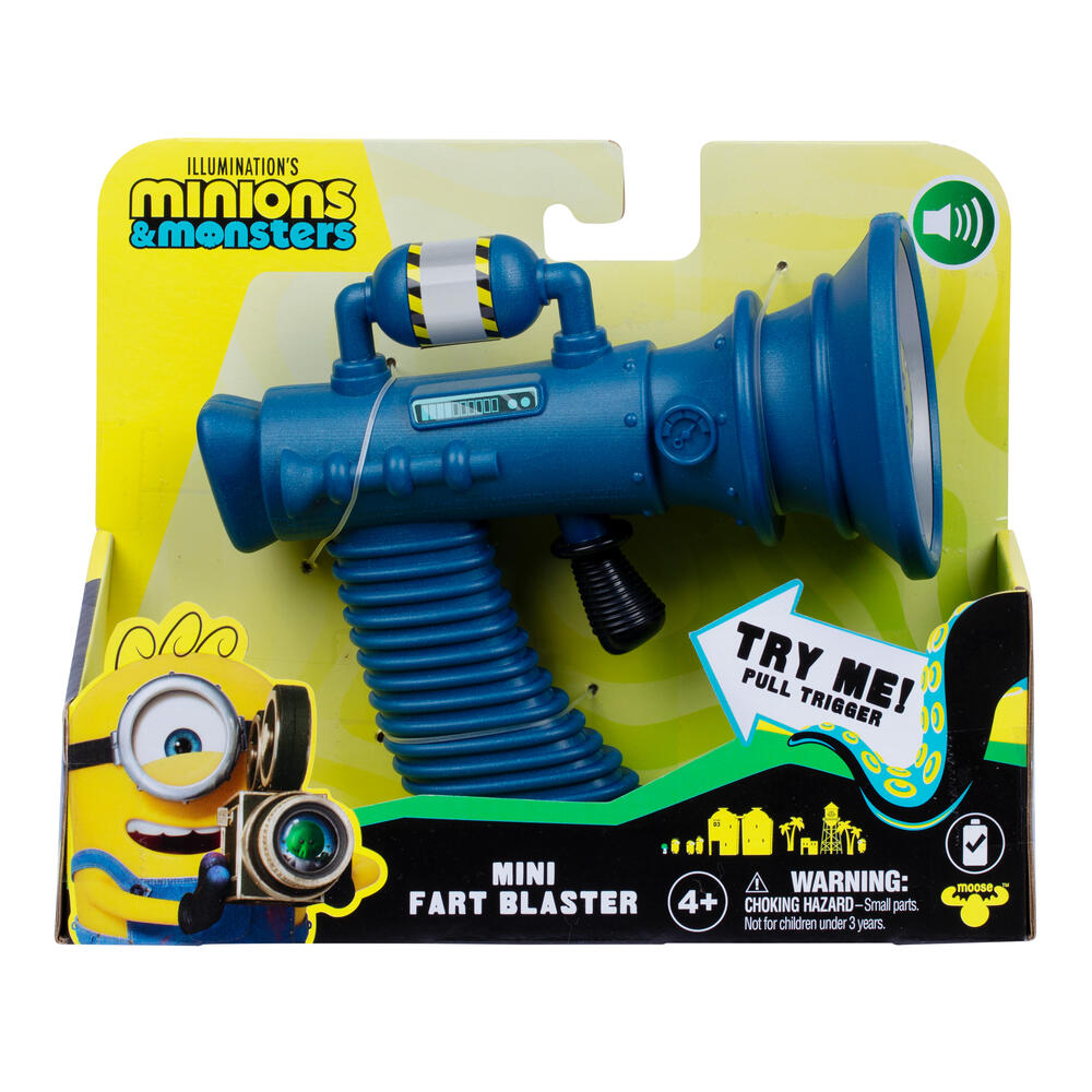 Mattel Minions Super Pistolet à Prouts Géant 43 cm avec plus de 20 bruits de pets et une brume