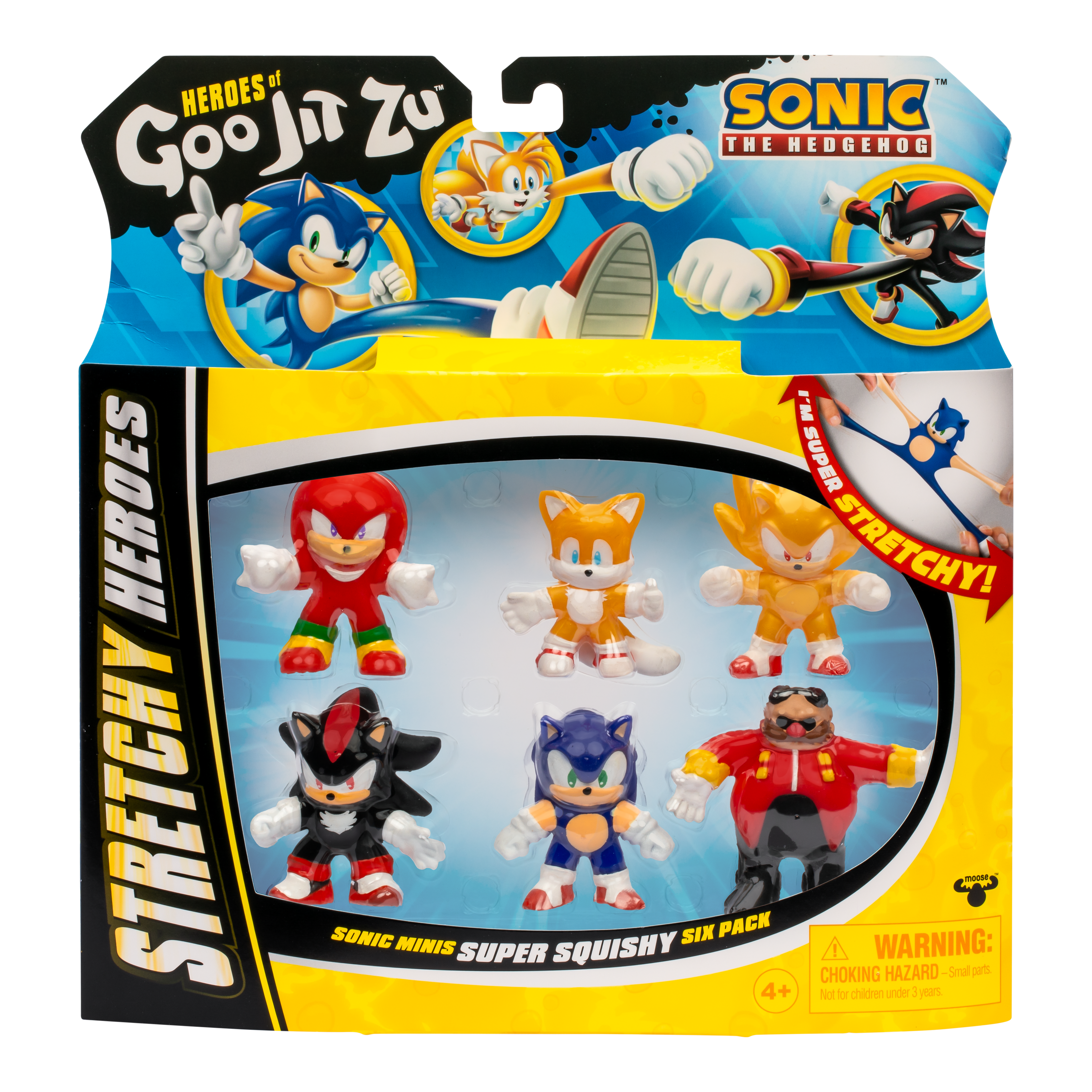 Heroes of Goo Jit Zu Sonic S4 Minis Squishy 6 Pack