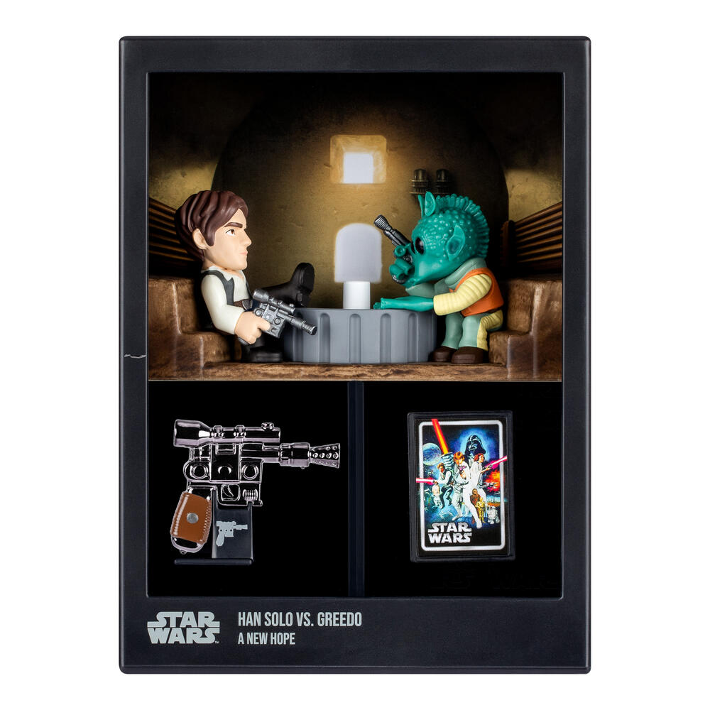 FANDROP Star Wars W3 Figure 2 Pack Han Solo Vs Greedo