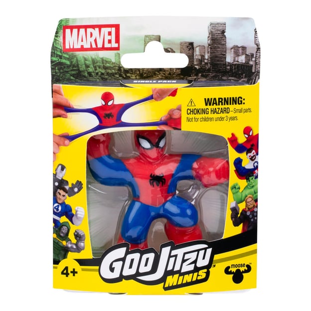 Mini Marvel spiderman goo jitzu toy in packaging. 