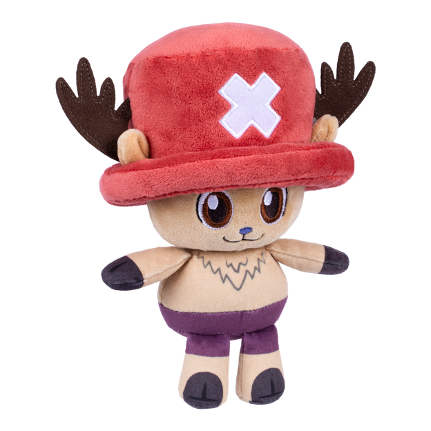 Close up of Chopper plushy facing slightly to the right.