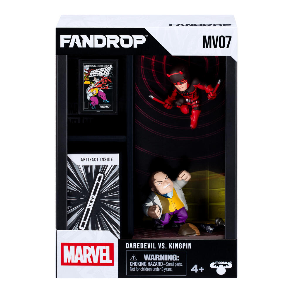 熟考/Ponder Marvel FaB FANDROP Marvel W3 Figure 2 Pack Daredevil Vs Kingpin