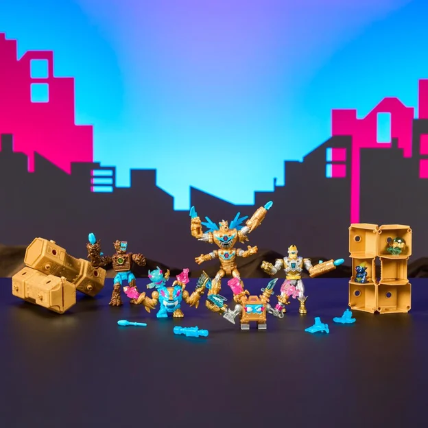 MrBeast Swarms Mega Tech mystery pack toys.