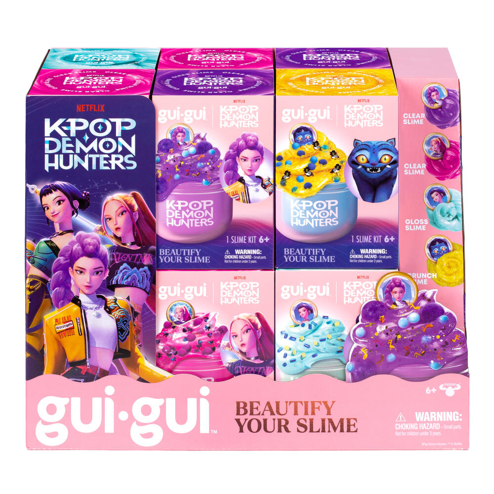 gui.gui K-POP DEMON HUNTERS スライムキット 3種 Gui Gui K-Pop Demon Hunters Single Pack | Moose Toys