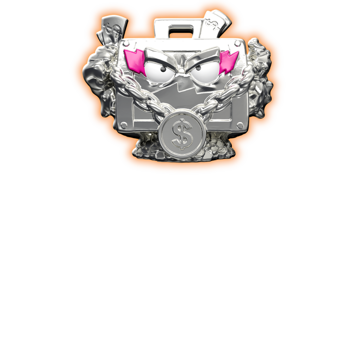 Limited Edition silver Swarms character. 
