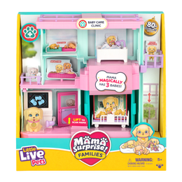 Little Live Pets Mama Surprise Families S1 Baby Care Clinic toy in packaging.
