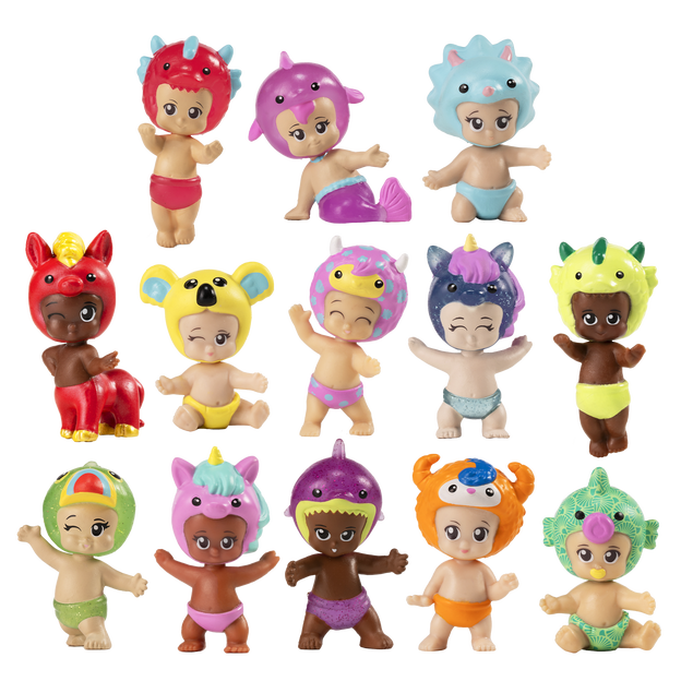 Thirteen assorted Bibi-Chibi single pack dolls. 