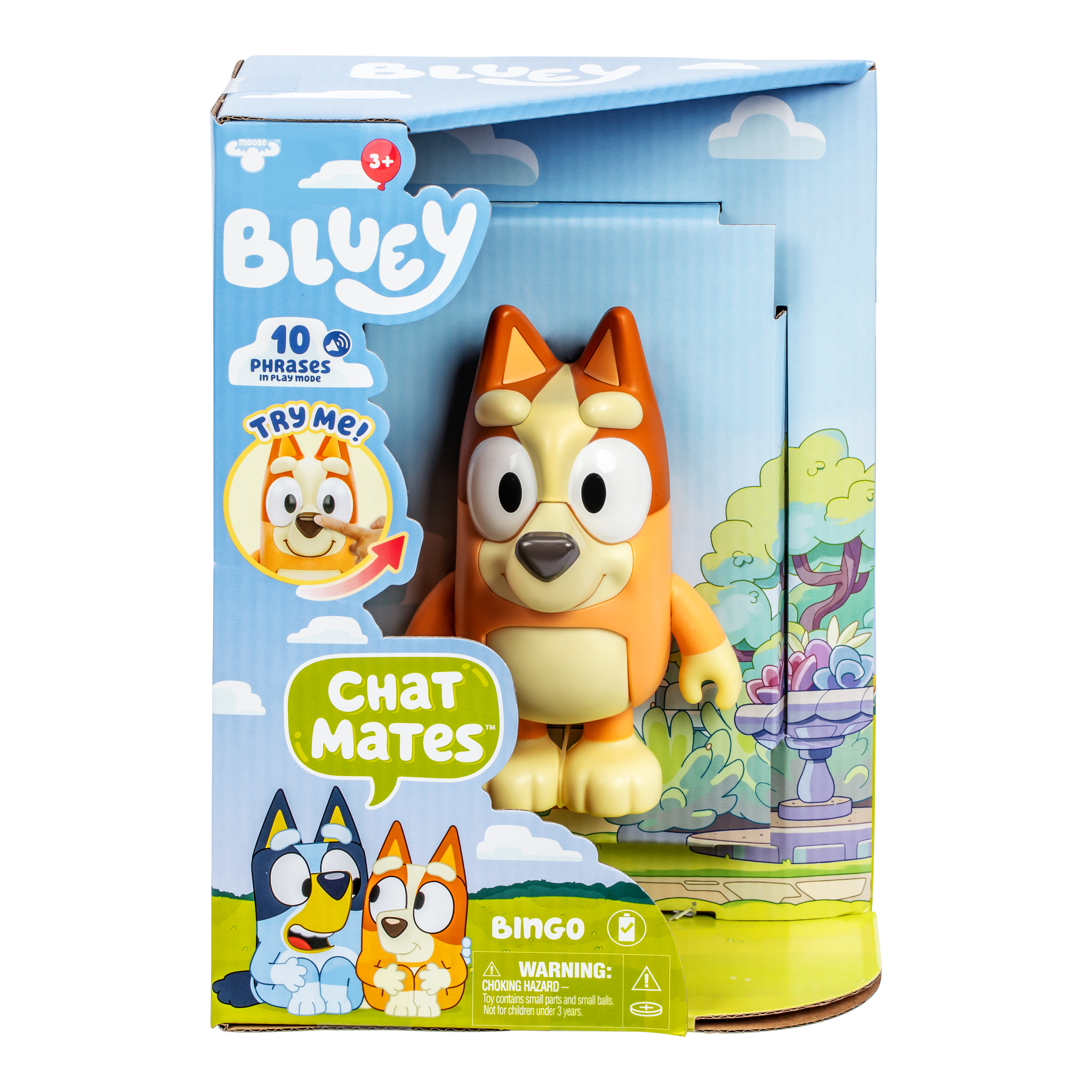 Bluey S13 Chat Mates Figure Single Pack Bingo | Moose Toys