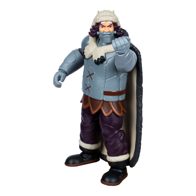 Close up of One Piece Action Figure Wapol. He is facing slightly to the left with one arm up, hand in a fist.