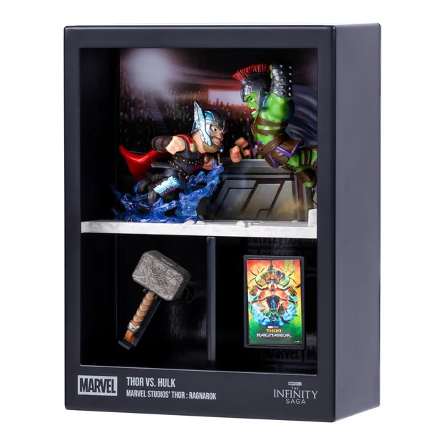 FANDROP Marvel S2 W1 Figure 2 Pack Thor Vs. Hulk diorama.
