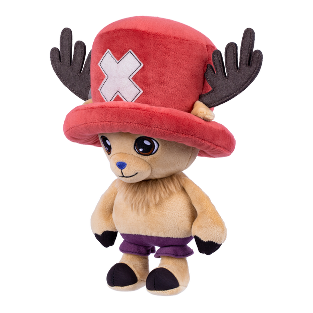 Close up of large Chopper plush toy. He is standing facing the left.