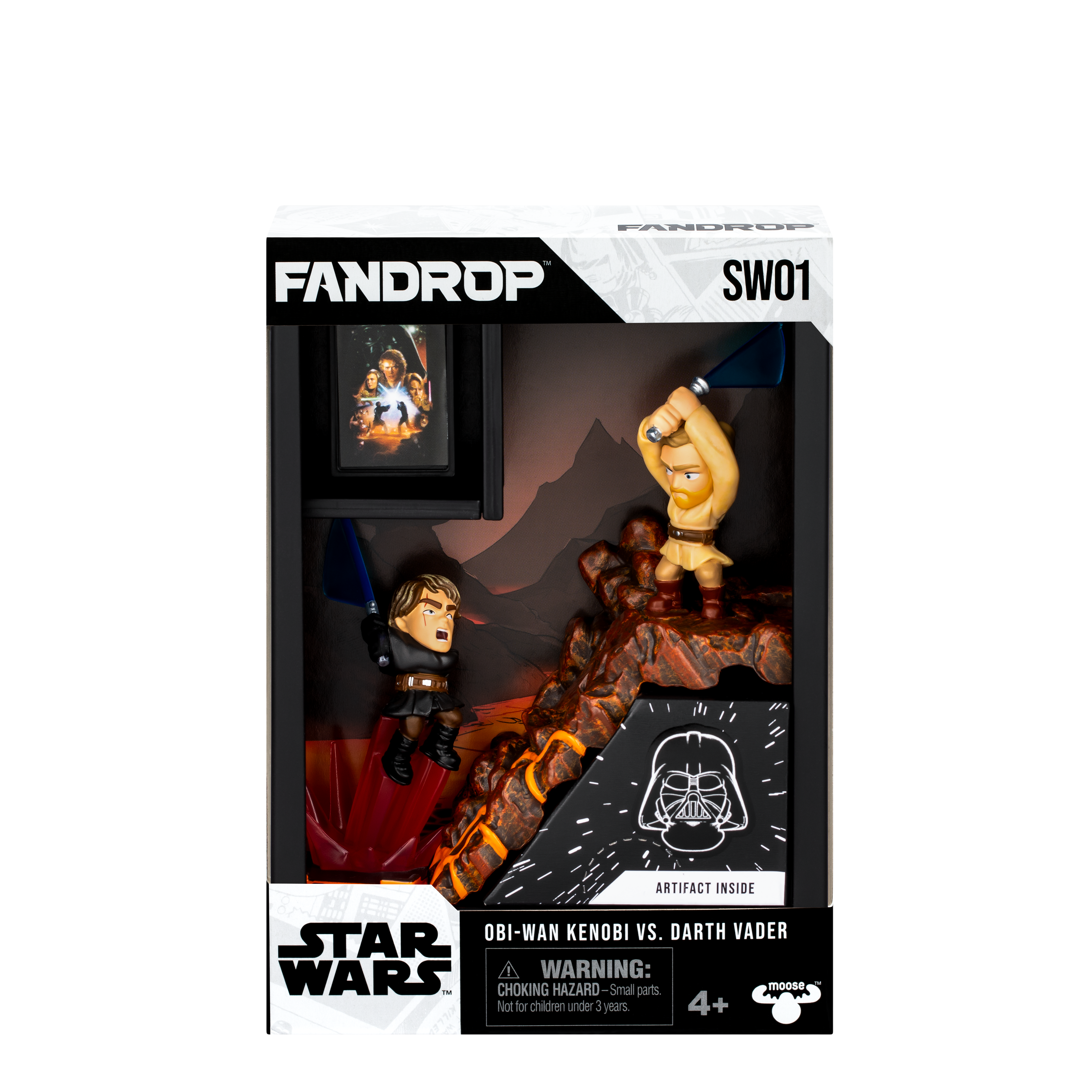 FANDROP Star Wars W1 Figure 2 Pack Obi-Wan Kenobi Vs Darth Vader