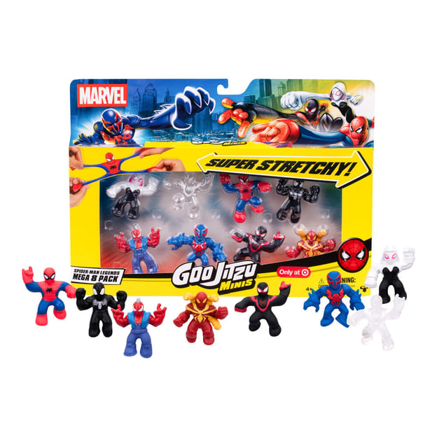 Goo Jitzu Marvel S12 Minis Spider-Man 8 Pack.