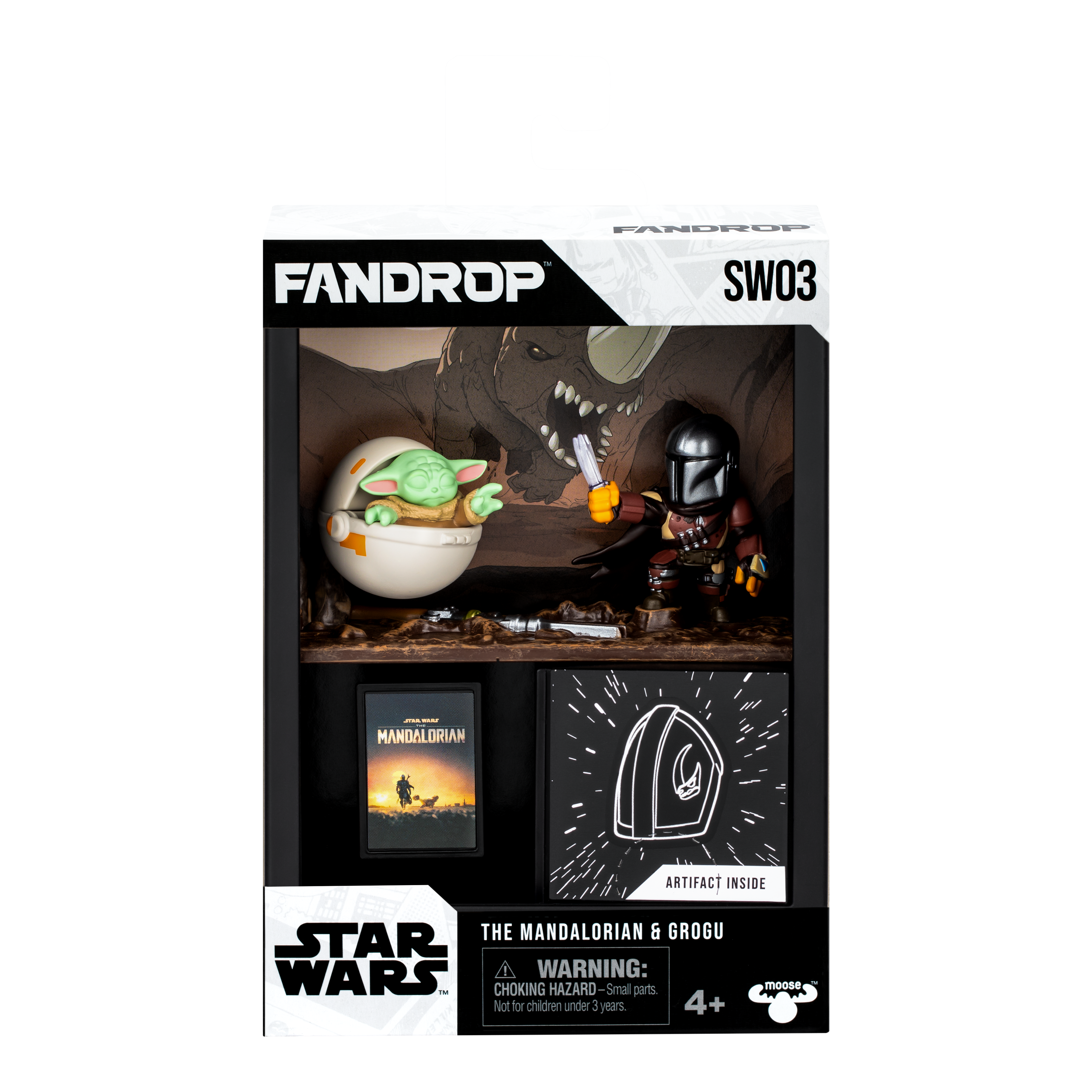 FANDROP Star Wars W1 Figure 2 Pack Mandalorian & Grogu