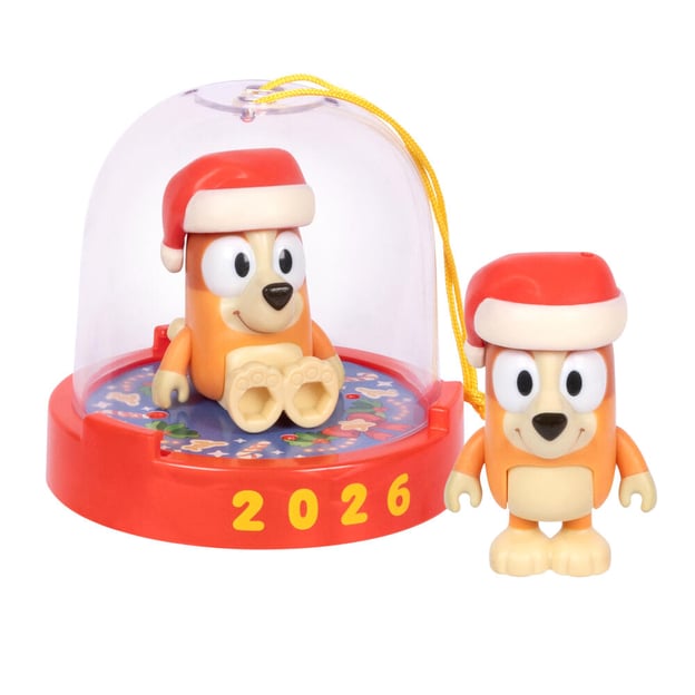 Bingo Christmas globe toy ornament. 