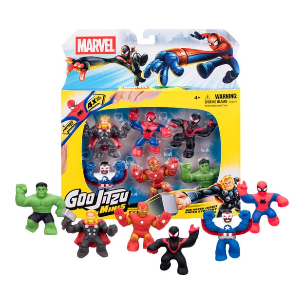 Goo Jitzu Marvel S12 Minis 6 Pack.