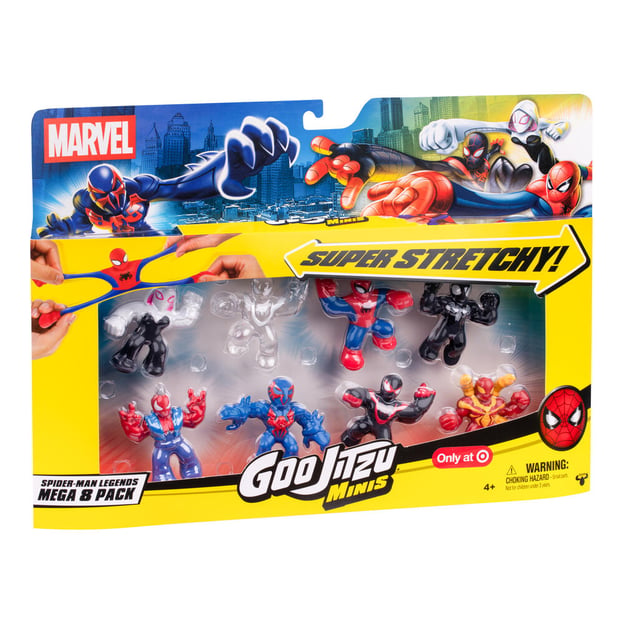Goo Jitzu Marvel S12 Minis Spider-Man 8 Pack.