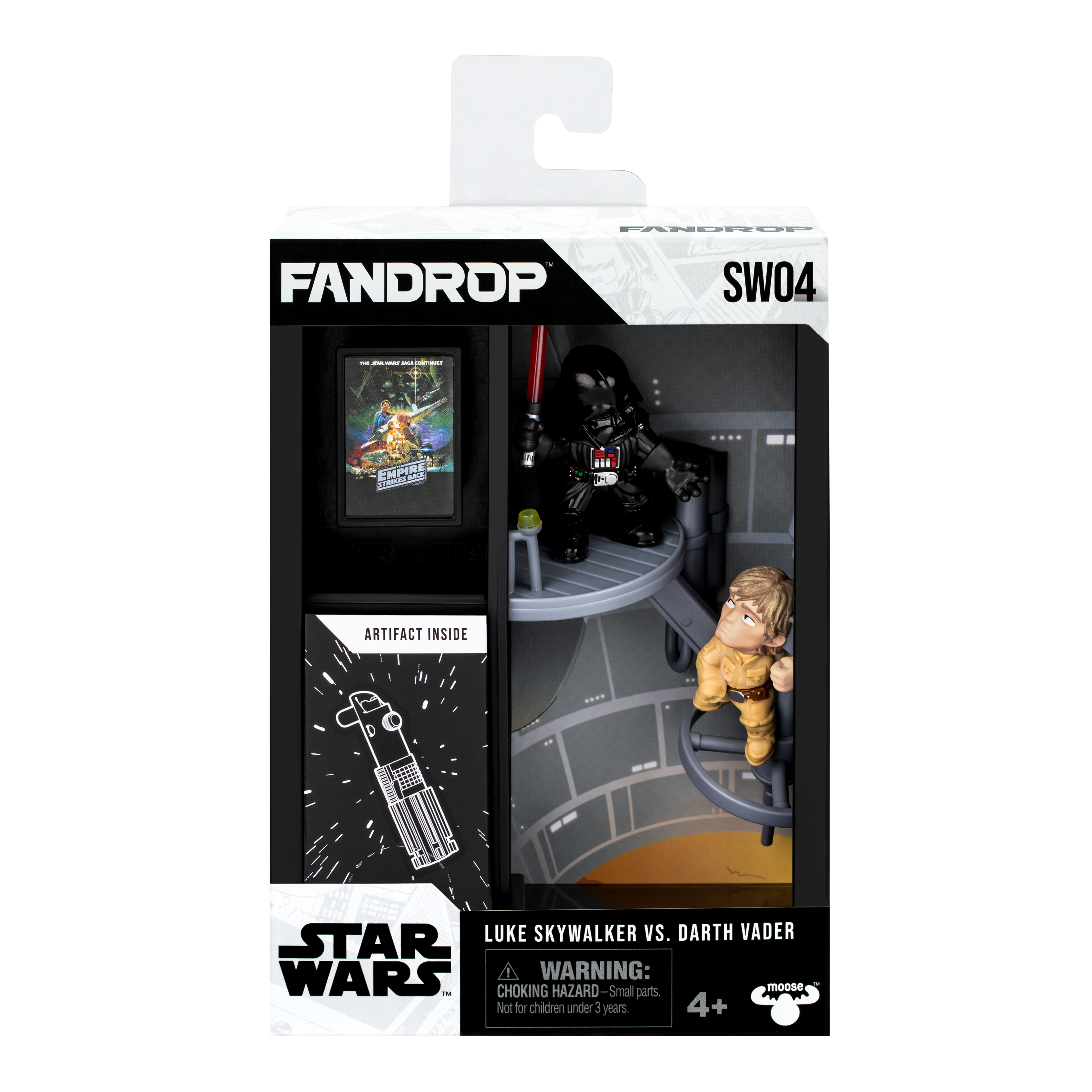 FANDROP Star Wars W1 Figure 2 Pack Luke Skywalker Vs Darth Vader