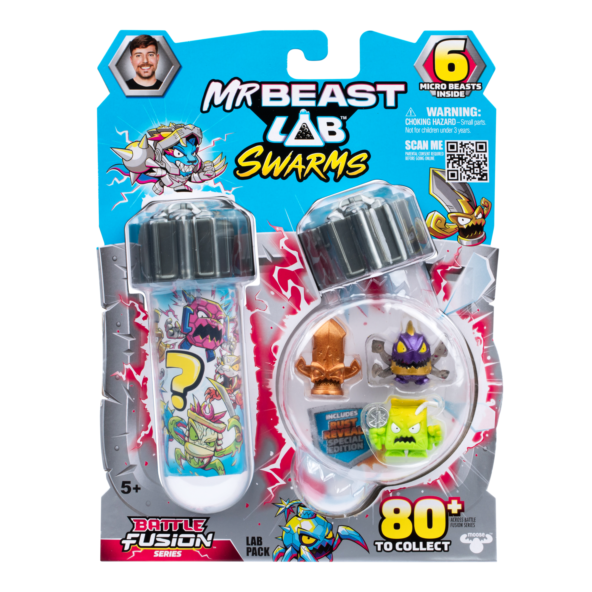 MrBeast Lab Swarms S4 Lab 6 Pack | Moose Toys