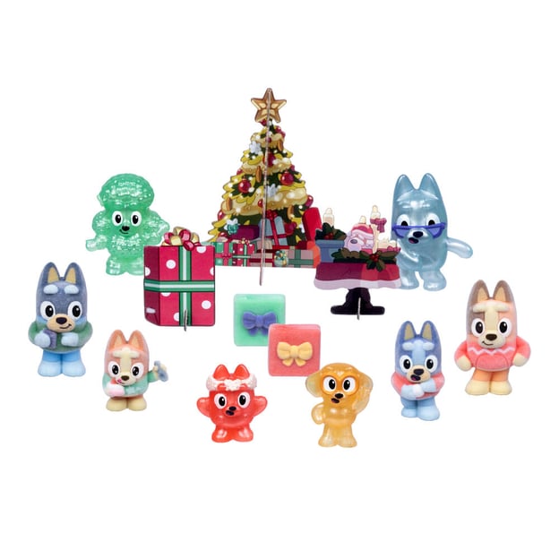 Bluey S15 Fuzzies Pack Advent Calendar toy collection. 