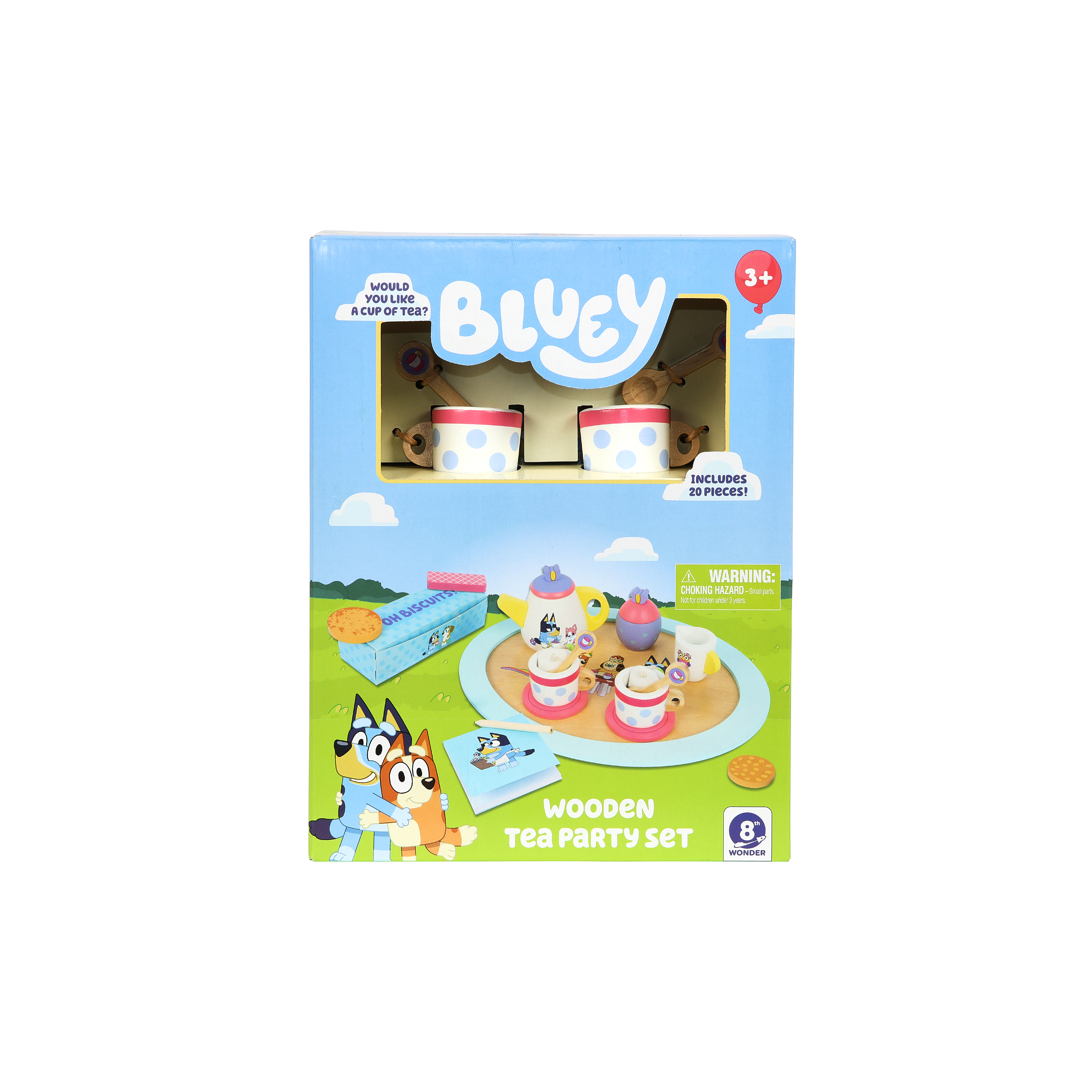 8th Wonder Bluey Wooden Tea Set