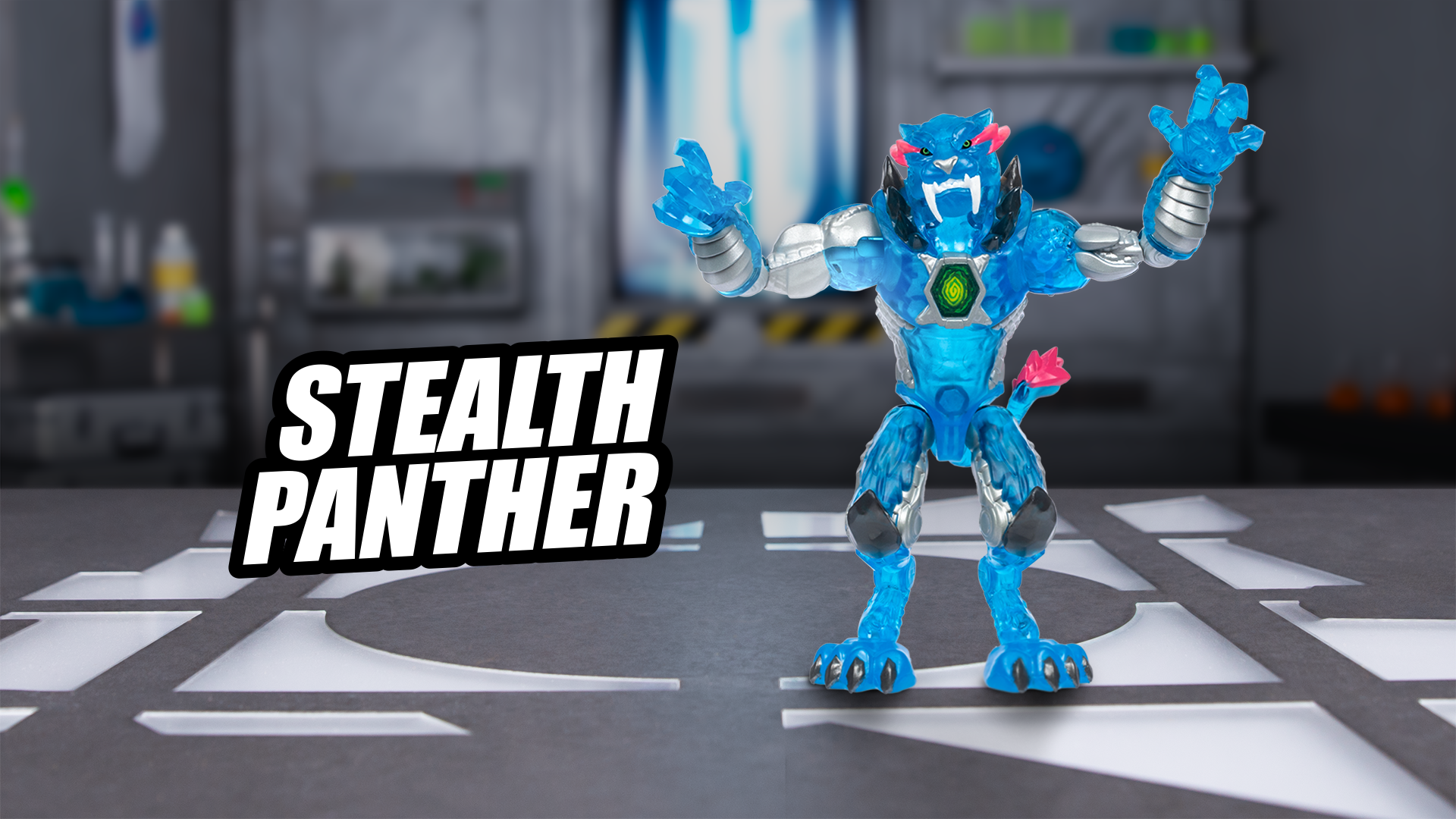 MrBeast Lab Mutators Stealth Panther Figurine. 