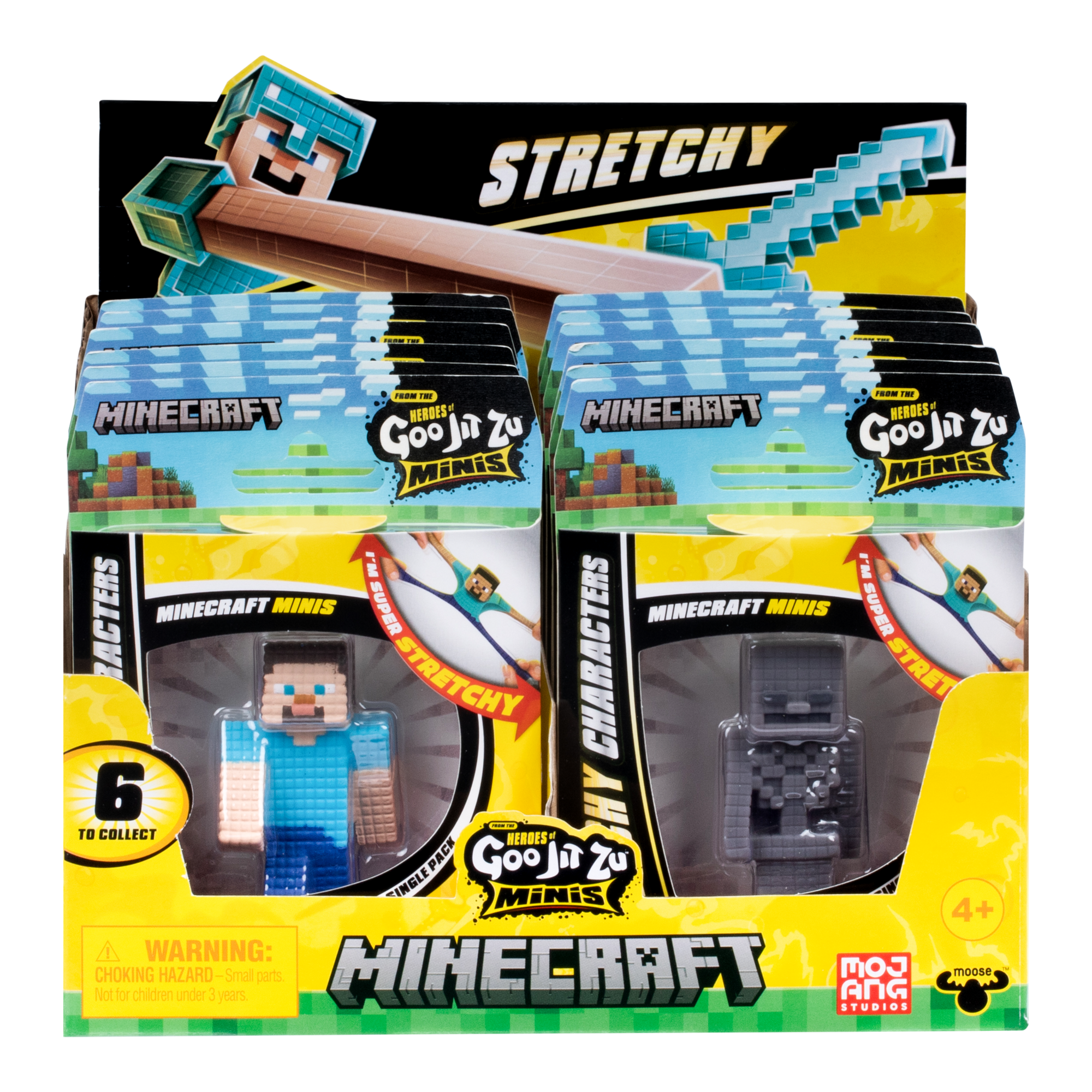 Heroes of Goo Jit Zu Minecraft S3 Minis Single Pack | Moose Toys