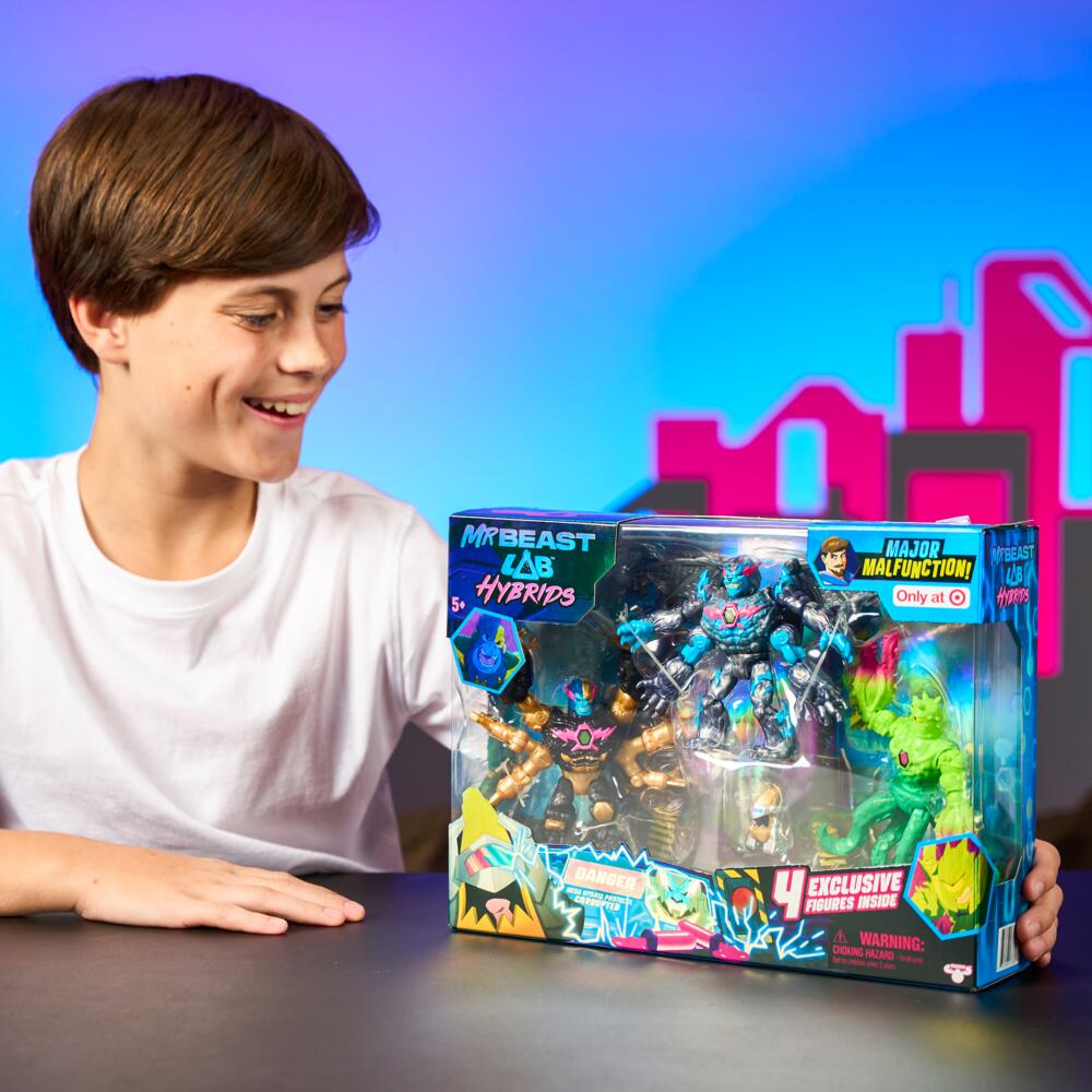 プラスランバー　フラップクロック　メジャー　セット MrBeast Lab Hybrids S2 Major Malfunction Pack | Moose Toys