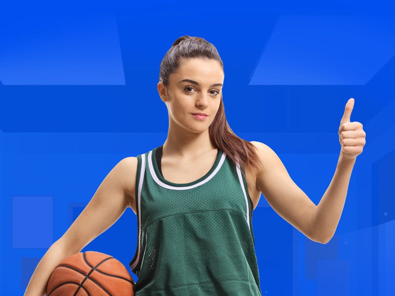 mujer practicando deportes en inglés