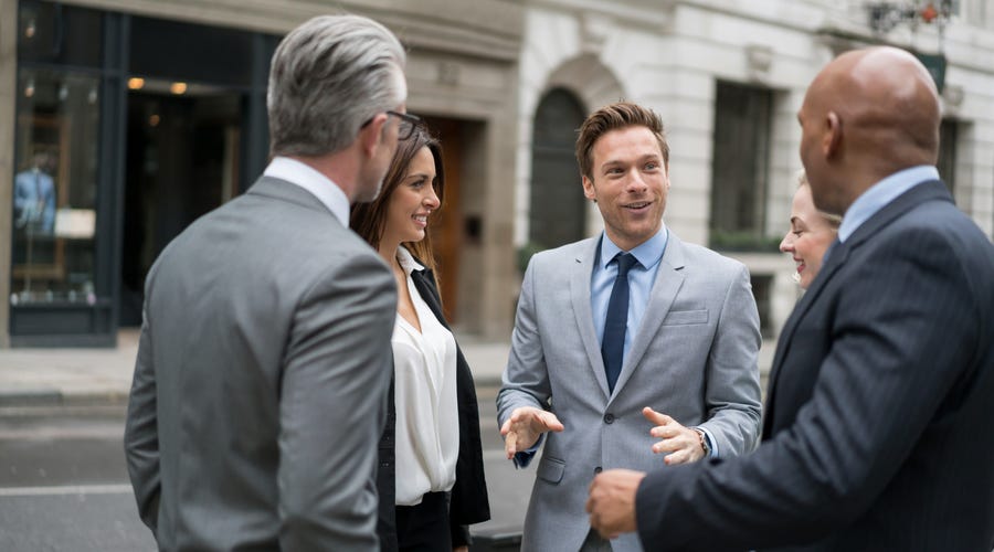 Hombre diciendo cómo superar los problemas de comunicación en las empresas