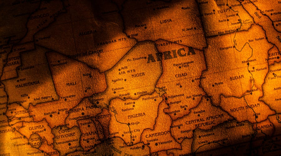 Mapa de la cultura africana.