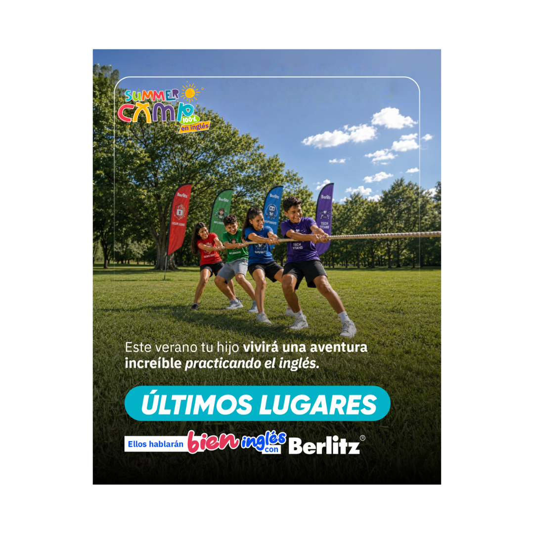 Abstract artwork graphic for the Berlitz Mexico homepage, suitable as a language-learning site banner.