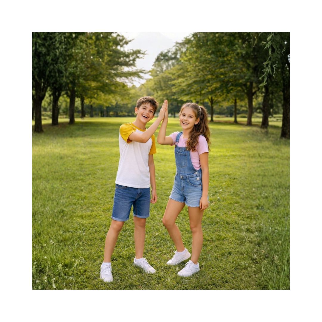 niños acampando aprendiendo inglés de foma divertida