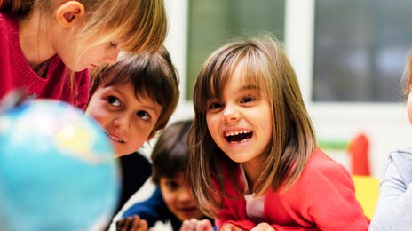 Niños en vacaciones en inglés